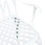 Set de Bistro de Jardín de 3 Piezas de Aluminio Fundido Blanco | Foro24.es | Tu tienda online para hogar, jardín y más Foro24.es