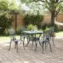 Set de Comedor para Jardín de 5 Piezas Verde de Aluminio Fundido de , Sillas de jardín - Ref: Foro24-3334763, Precio: 502,13 ...