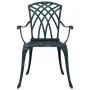 Set de Comedor para Jardín de 5 Piezas Verde de Aluminio Fundido de , Sillas de jardín - Ref: Foro24-3334763, Precio: 502,13 ...