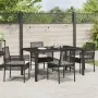 Conjunto de Comedor de Jardín de 5 Piezas con Cojines de Polirratán Negro von , Gartenstühle - Ref: Foro24-3334857, Preis: 37...