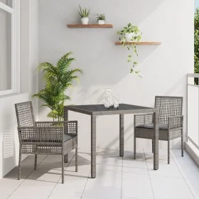 Conjunto de Comedor de Jardín de 3 Piezas con