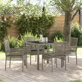 Conjunto de Comedor de Jardín de 5 Piezas con