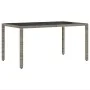 Conjunto de Comedor de Jardín de 7 Piezas con Cojines Gris de Poliratán von , Gartenstühle - Ref: Foro24-3334874, Preis: 500,...