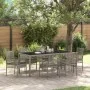 Juego de comedor de jardín de 7 piezas con cojines gris poliratán von , Gartenstühle - Ref: Foro24-3334875, Preis: 530,49 €, ...