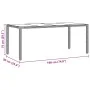 Juego de comedor de jardín de 7 piezas con cojines gris poliratán von , Gartenstühle - Ref: Foro24-3334875, Preis: 530,49 €, ...