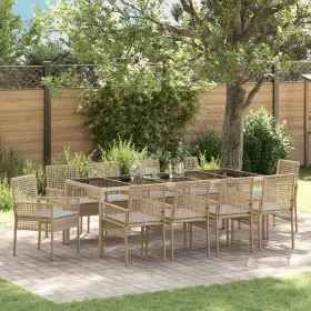 Juego de Comedor de Jardín de 11 Piezas con