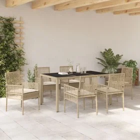 Conjunto de Comedor de Jardín de 7 Piezas con
