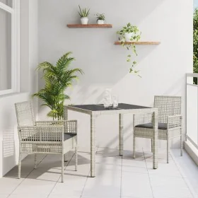 Conjunto de Comedor de Jardín de 3 Piezas con