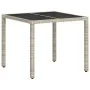 Set de Comedor de Jardín de 5 Piezas con Cojines Gris Claro de Poliratán von , Gartenstühle - Ref: Foro24-3334896, Preis: 327...