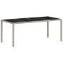 Conjunto de Comedor de Jardín de 9 Piezas Gris Claro Poliratán de , Sillas de jardín - Ref: Foro24-3334900, Precio: 594,90 €,...
