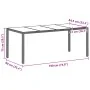 Conjunto de Comedor de Jardín de 9 Piezas Gris Claro Poliratán de , Sillas de jardín - Ref: Foro24-3334900, Precio: 594,90 €,...