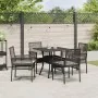 Juego de comedor de jardín de 5 piezas negro de poliratán de , Sillas de jardín - Ref: Foro24-3334924, Precio: 307,55 €, Desc...