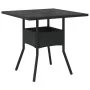 Juego de comedor de jardín de 5 piezas negro de poliratán de , Sillas de jardín - Ref: Foro24-3334924, Precio: 307,55 €, Desc...