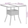 Conjunto de Comedor de Jardín de 3 Piezas Beige de Ratán Sintético de , Sillas de jardín - Ref: Foro24-3334929, Precio: 205,5...