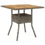 Juego de Comedor de Jardín de 5 Piezas con Cojines Gris Poliratán von , Gartenstühle - Ref: Foro24-3334938, Preis: 320,36 €, ...