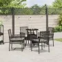 Juego de Comedor de 5 Piezas Negro Poliratán by , Garden chairs - Ref: Foro24-3334942, Price: 271,79 €, Discount: %