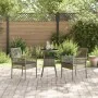 Juego de Comedor de Jardín de 3 Piezas Gris Ratán Sintético by , Garden chairs - Ref: Foro24-3334945, Price: 173,94 €, Discou...