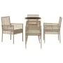 Conjunto de Comedor de Jardín Beige de Ratán Polivarato by , Garden chairs - Ref: Foro24-3334950, Price: 283,01 €, Discount: %