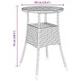 Conjunto de muebles de comedor Conjunto de 5 Negro Ratán, Poliéster von , Gartenstühle - Ref: Foro24-3334952, Preis: 268,84 €...