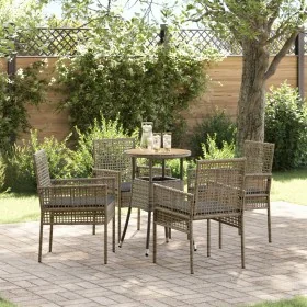 Conjunto de Muebles de Comedor Conjunto de 5 Gris