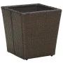 Conjunto de Bistro de Jardín de 3 Piezas con Cojines Marrón de Poliratán de , Sillas de jardín - Ref: Foro24-3334956, Precio:...