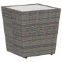 Set de Bistro de Jardín de 3 Piezas con Cojines en Gris de Poliratán by , Garden chairs - Ref: Foro24-3334957, Price: 167,78 ...