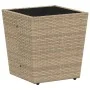 Conjunto de bistro de jardín de 3 piezas con cojines Beige de polirratán by , Garden chairs - Ref: Foro24-3334958, Price: 155...