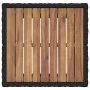 Conjunto de Bistro de Jardín de 3 Piezas con Cojines Ratan de Polipropileno Negro von , Gartenstühle - Ref: Foro24-3334960, P...