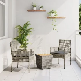 Conjunto de Bistro de Jardín de 3 Piezas con