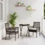 Juego de Bistro de Jardín de 3 Piezas con Cojines Marrón de Poliratán de , Sillas de jardín - Ref: Foro24-3334963, Precio: 17...