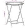 Conjunto de Bistro de Jardín de 3 Piezas con Cojines Gris de Poliratán von , Gartenstühle - Ref: Foro24-3334964, Preis: 170,7...