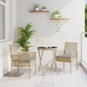 Conjunto de Bistro de Jardín de 3 Piezas con
