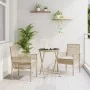 Conjunto de jardín bistró de 3 piezas con cojines beige de poliratán von , Gartenstühle - Ref: Foro24-3334966, Preis: 177,99 ...