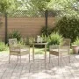Conjunto de jardín bistró de 3 piezas con cojines beige de poliratán von , Gartenstühle - Ref: Foro24-3334966, Preis: 177,99 ...