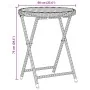 Set de Bistro de Jardín de 3 Piezas con Cojines Ratané Negro de , Sillas de jardín - Ref: Foro24-3334967, Precio: 164,04 €, D...