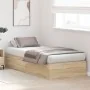 Estructura de Cama de Almacenamiento en Roble Sonoma 80x200 cm | Foro24.es | Tu tienda online para hogar, jardín y más Foro24.es