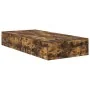 Estructura de Cama Roble Ahumado Madera Maciza Individual | Foro24.es | Tu tienda online para hogar, jardín y más Foro24.es