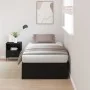 Estructura de Cama Roble Negro Madera elaborada Individual | Foro24.es | Tu tienda online para hogar, jardín y más Foro24.es