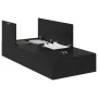 Estructura de Cama Roble Negro Madera elaborada Individual | Foro24.es | Tu tienda online para hogar, jardín y más Foro24.es