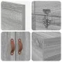 Estructura de cama de almacenamiento Gris Sonoma 90x200 cm | Foro24.es | Tu tienda online para hogar, jardín y más Foro24.es