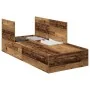 Estructura de Cama con Almacenamiento de Madera Vieja 90x200 cm | Foro24.es | Tu tienda online para hogar, jardín y más Foro24.es