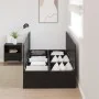 Estructura de Cama de Almacenamiento Roble Negro 100x200 cm | Foro24.es | Tu tienda online para hogar, jardín y más Foro24.es