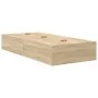 Estructura de cama de almacenamiento Roble Sonoma 100x200 cm | Foro24.es | Tu tienda online para hogar, jardín y más Foro24.es