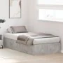 Estructura de cama de almacenamiento Gris concreto 100x200 cm | Foro24.es | Tu tienda online para hogar, jardín y más Foro24.es