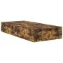 Estructura de cama de almacenamiento Roble Ahumado 100x200 cm | Foro24.es | Tu tienda online para hogar, jardín y más Foro24.es
