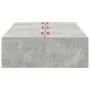 Estructura de cama de almacenamiento Gris concreto 100x200 cm | Foro24.es | Tu tienda online para hogar, jardín y más Foro24.es