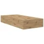 Estructura de Cama de Almacenamiento Roble Artesanal 100x200 cm | Foro24.es | Tu tienda online para hogar, jardín y más Foro24.es
