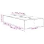 Estructura de Cama de Almacenamiento Roble Artesanal 100x200 cm | Foro24.es | Tu tienda online para hogar, jardín y más Foro24.es