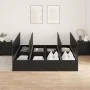 Base de cama de almacenamiento de roble negro 200x200 cm | Foro24.es | Tu tienda online para hogar, jardín y más Foro24.es