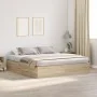 Cama de almacenamiento en roble de Sonoma 200x200 cm | Foro24.es | Tu tienda online para hogar, jardín y más Foro24.es